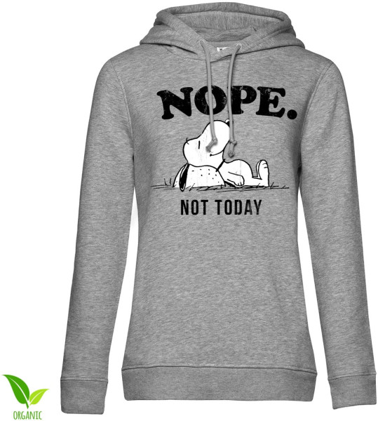 Peanuts Damen Nope Not Today Girly Hoodie PNC-57-PN001-H83-1