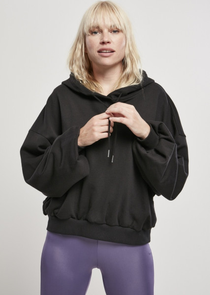 Urban Classics Damen Hoodie Ladies Organic Oversized Terry Hoody Black