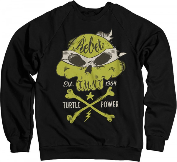 Teenage Mutant Ninja Turtles TMNT Rebel Turtle Power Sweatshirt Black
