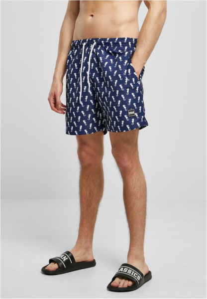 Urban Classics Pattern Swim Shorts