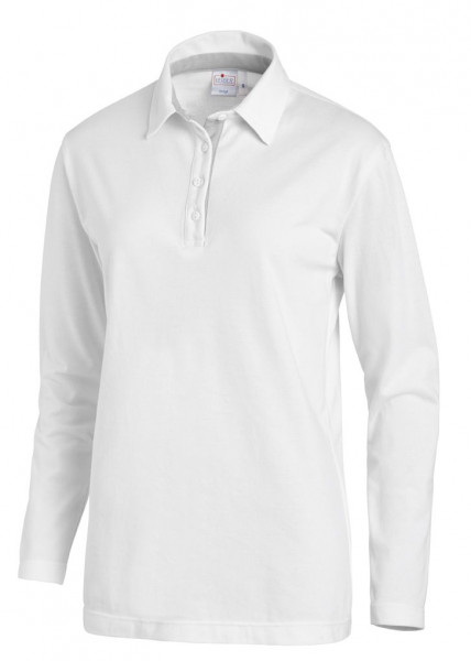 Leiber Polo-Shirt mit Langärmeln 08/2638/0129 Weiß/Silber