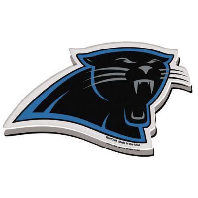 Carolina Panthers Premium Acryl Magnet Logo American Football Schwarz