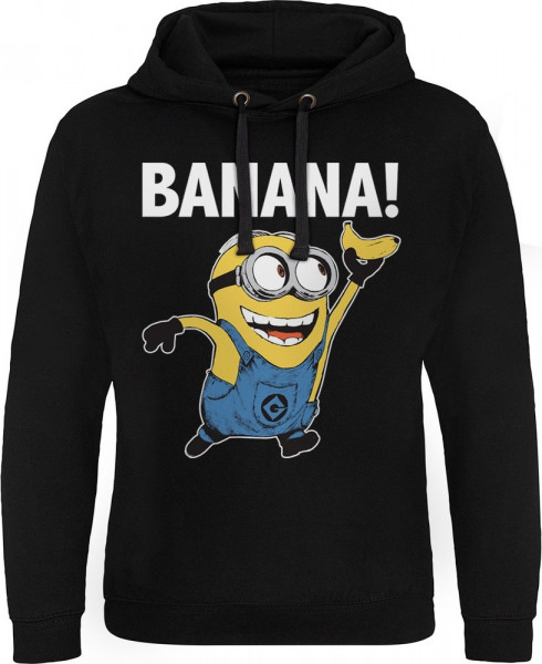 Minions Banana! Epic Hoodie Black