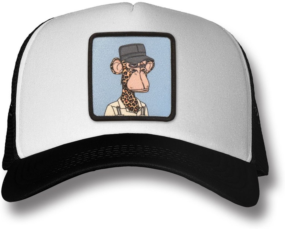 Bored of Directors Ape 5057 - Leeway Trucker Cap Weiß/Schwarz - Herren / Unisex