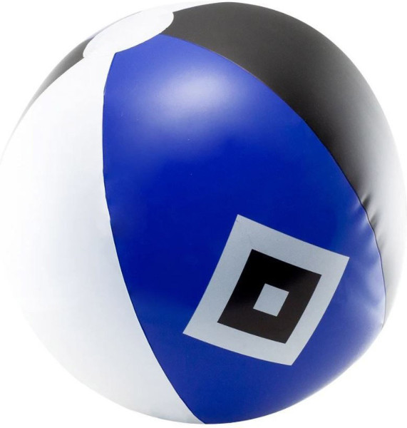 Hamburger SV HSV Wasserball Fußball Blau/Weiß/Schwarz