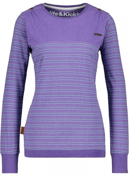 Alife & Kickin Damen LeonieAK Longsleeve Purple