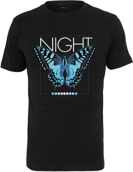 Mister Tee T-Shirt 3 Butterflies Tee Black