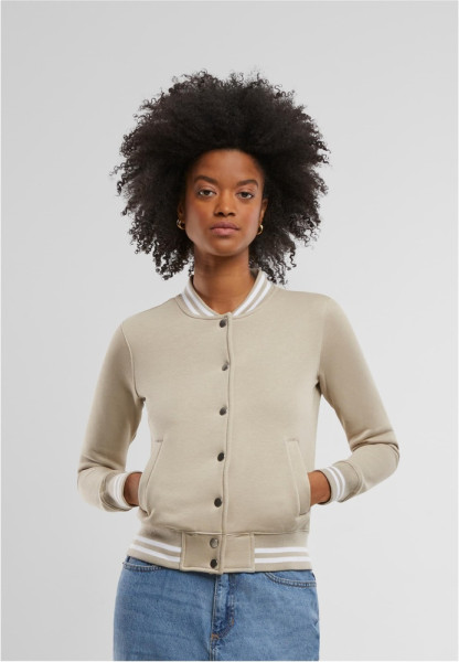 Urban Classics Damen Ladies College Sweat Jacket TB1990