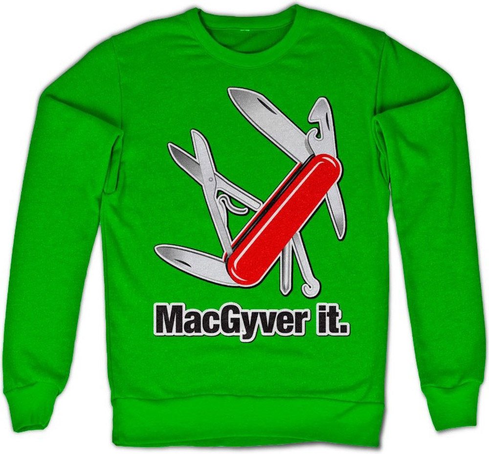 MacGyver It Sweatshirt Grün - Herren / Unisex