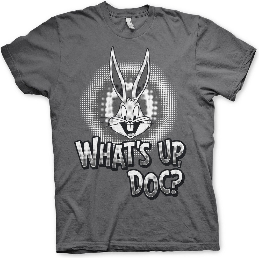 Looney Tunes What's Up, Doc T-Shirt Dark-Grau - Herren / Unisex