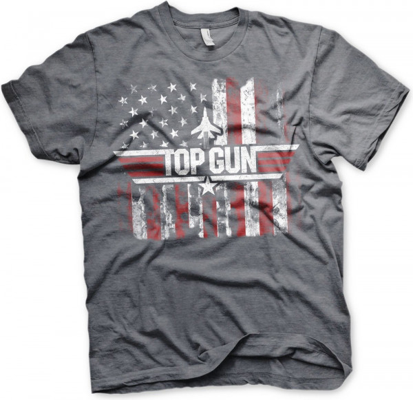 Top Gun America T-Shirt Dark-Heather
