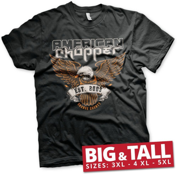 American Chopper Orange County Big & Tall T-Shirt Black