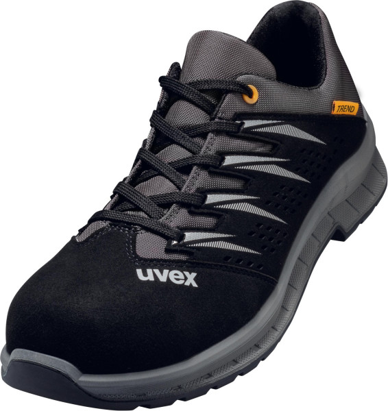 Uvex 2 Trend Halbschuhe S1 69478 Schwarz, Grau (69478)