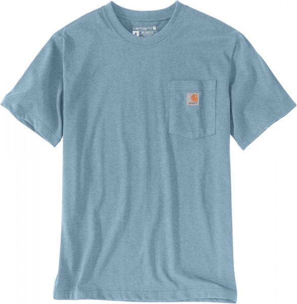 Carhartt K87 Pocket S/S T-Shirt Alpine Blue Heather