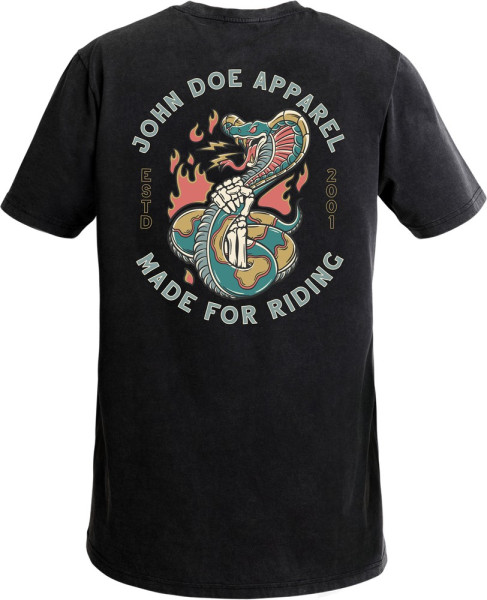 John Doe T-Shirt Snake II Black