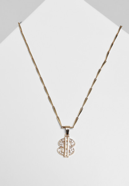 Urban Classics Halskette Small Dollar Necklace Gold