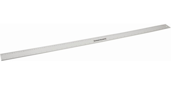 Silverline Messgeräte Aluminiumlineal 1000 mm