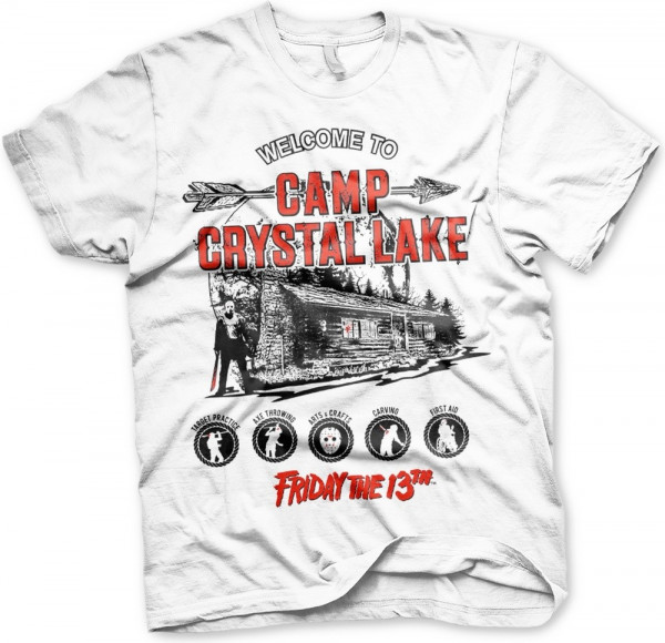 Friday the 13th Camp Crystal Lake T-Shirt White