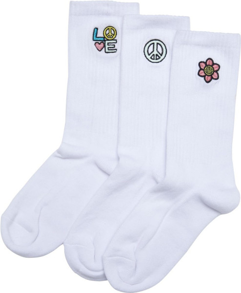 Urban Classics Peace Icon Socks 3-Pack