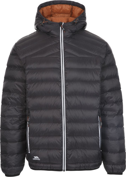 Trespass Jacke Whitman Ii - Male Down Jacket Black / Rust