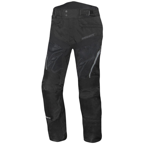 Germot Herren Motorrad Hose Textilhose Mistral Schwarz