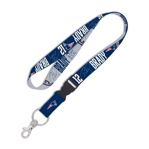 New England Patriots Tom Brady NFL Lanyard American Football NFL Blau