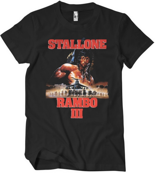 Rambo Iii Poster T-Shirt Black