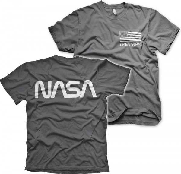 NASA Black Flag T-Shirt Dark-Grey