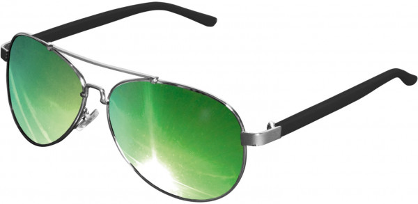 MSTRDS Sonnenbrille Sunglasses Mumbo Mirror Silver/Green