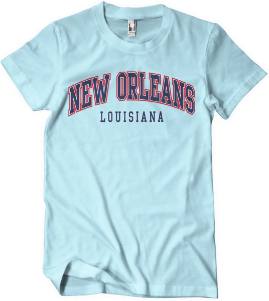 New Orleans Louisiana T-Shirt Skyblue