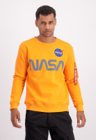 Alpha Industries NASA Reflective Sweater Alpha Orange