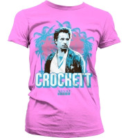 Miami Vice Crockett Palms Girly T-Shirt Damen Pink Miami Vice Crockett Palms Girly T-Shirt Damen Pink