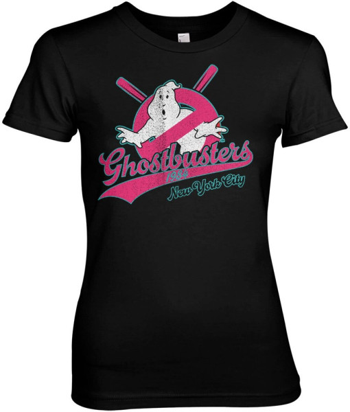 Ghostbusters New York City Girly Tee Damen T-Shirt Black