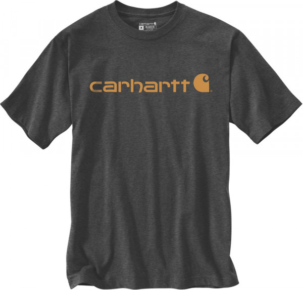 Carhartt Core Logo T-Shirt S/S Carbon Heather