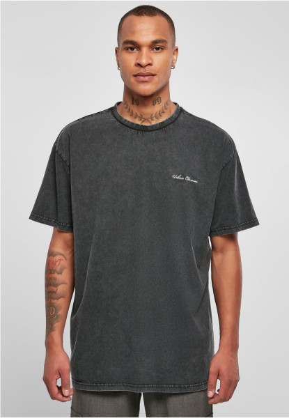 Urban Classics T-Shirt Oversized Small Embroidery Tee Black