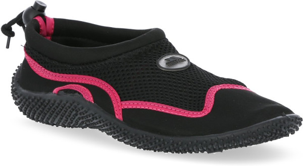 Trespass Badeschuh Paddle - Unisex Aqua Shoe Black/Raspberry