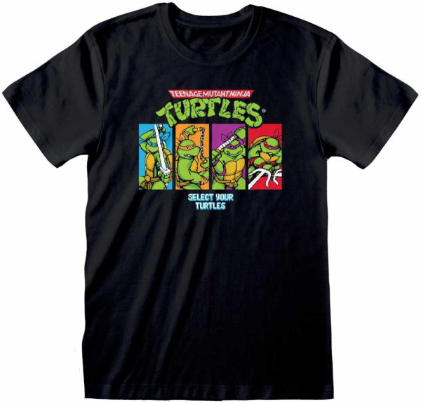 Teenage Mutant Ninja Turtles - Select Your Turtle (Unisex) T-Shirt Black