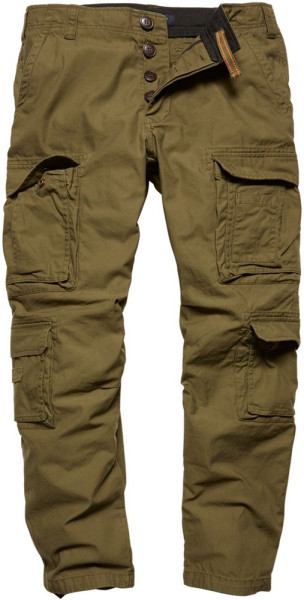 Vintage Industries Cargohose Pack Pants Olive