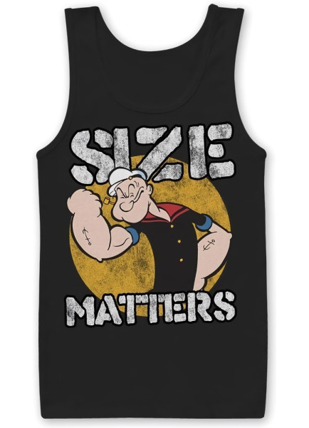 Popeye Size Matters Tank Top Black
