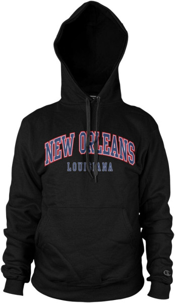 New Orleans Louisiana Hoodie Black