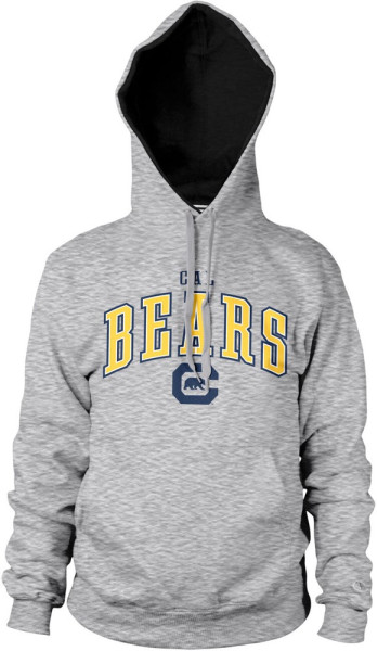 Berkeley University of California Bears Big Patch Hoodie Heather-Grey