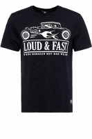 King Kerosin T-Shirt Loud & Fast Black