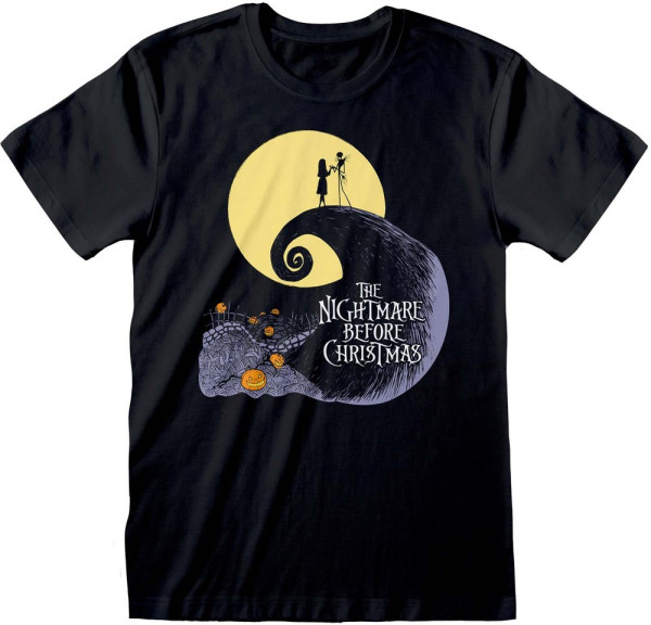 Nightmare Before Christmas - Silhouette T-Shirt Black