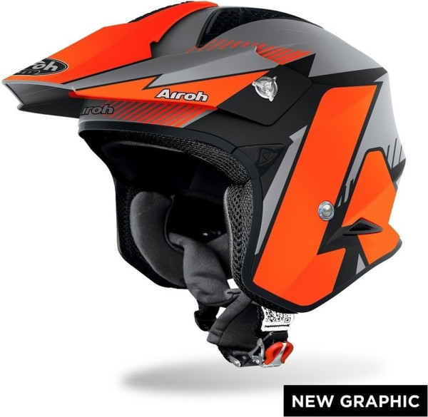 Airoh Crosshelm TRR-S Pure Orange Matt