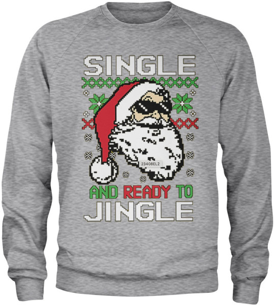 Tokigt Single And Ready To Jingle Sweatshirt AB-3-23408-L1