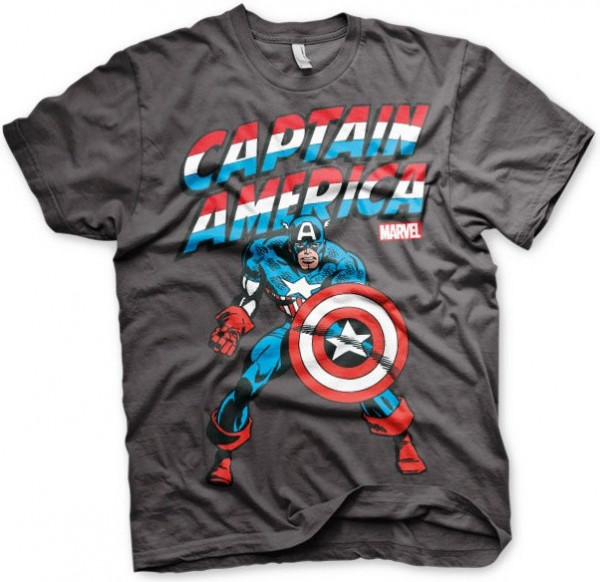 Captain America T-Shirt Dark-Grey