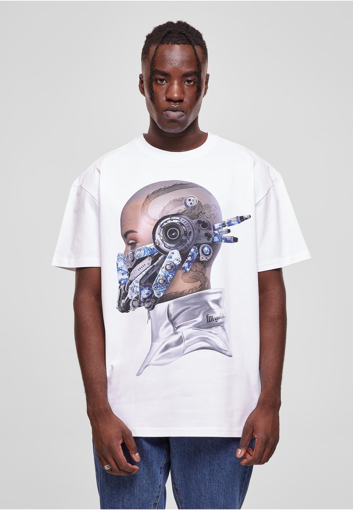 Forgotten Faces T-Shirt The Mask Heavy Oversized Tee Weiß - Herren / Unisex