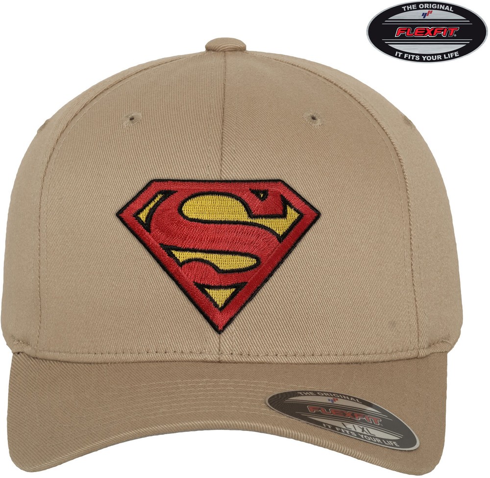 Superman Flexfit Cap Khaki - Herren / Unisex