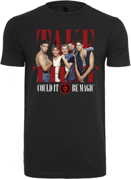 Merchcode Female Shirt Ladies Take That Magic Tee Black