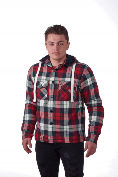 Grand Canyon Jacke Woodchopper Hoodie Red